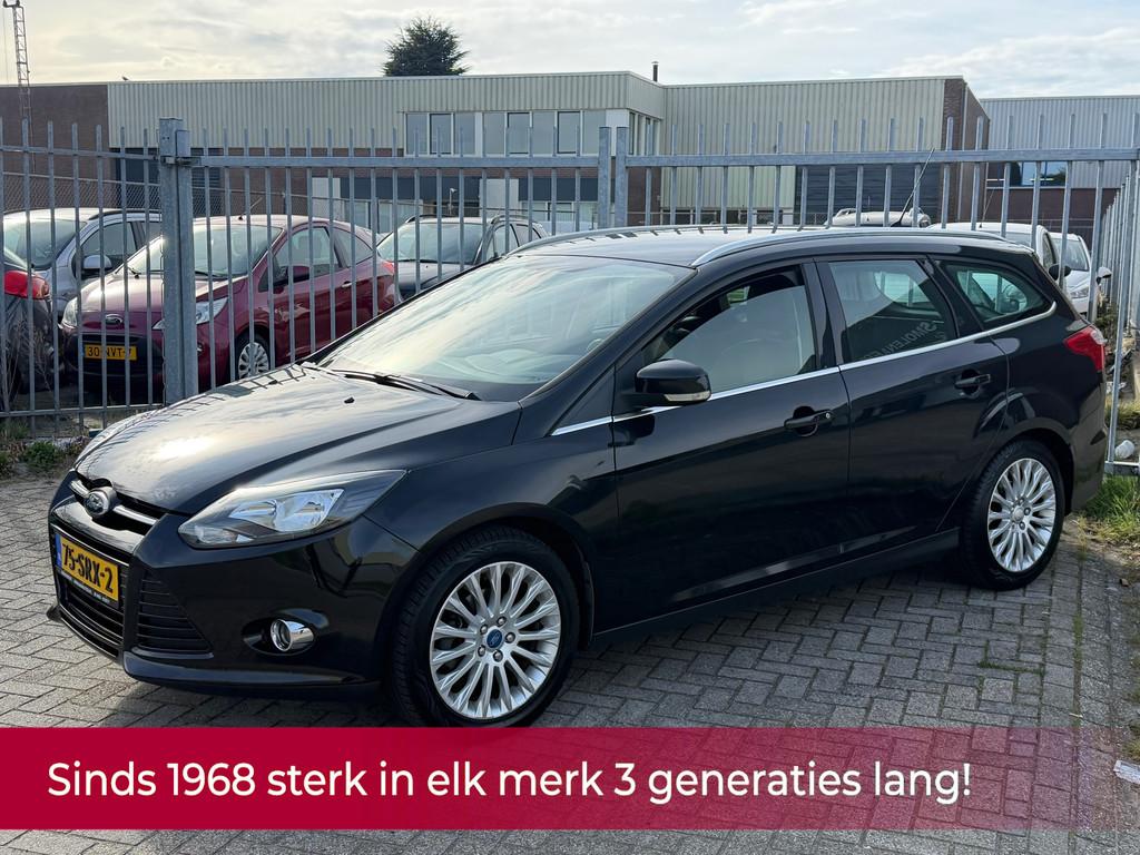 Ford Focus Wagon 1.6 TI-VCT First Edition! KMST NAP! Airco E, 125 pk, Gebruikt, Zwart, 4 cilinders