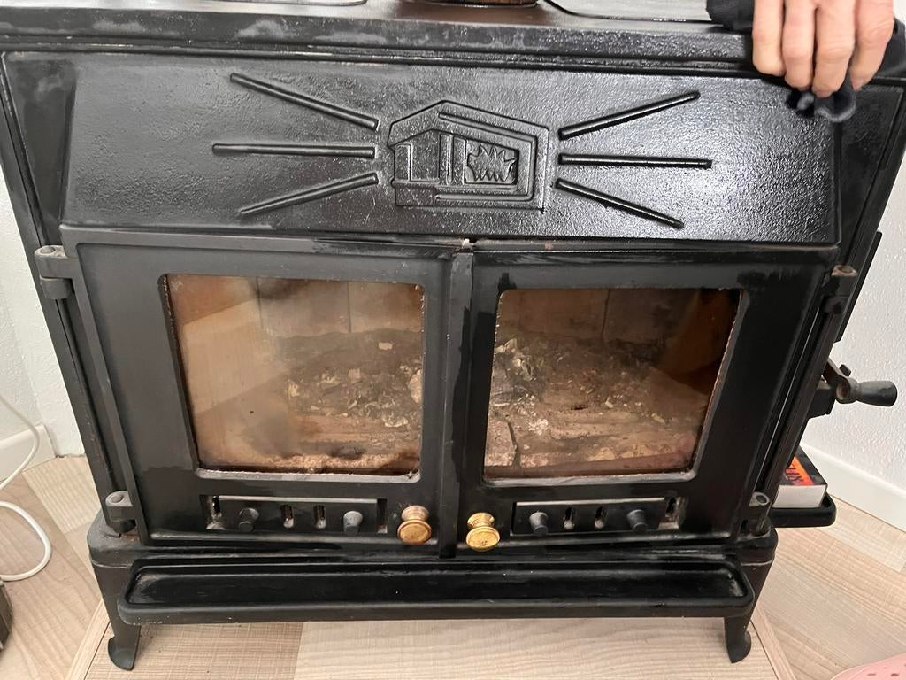 DOVRE houtkachel, Huis en Inrichting, Kachels, Gebruikt, Vrijstaand, Houtkachel, Hout, Ophalen