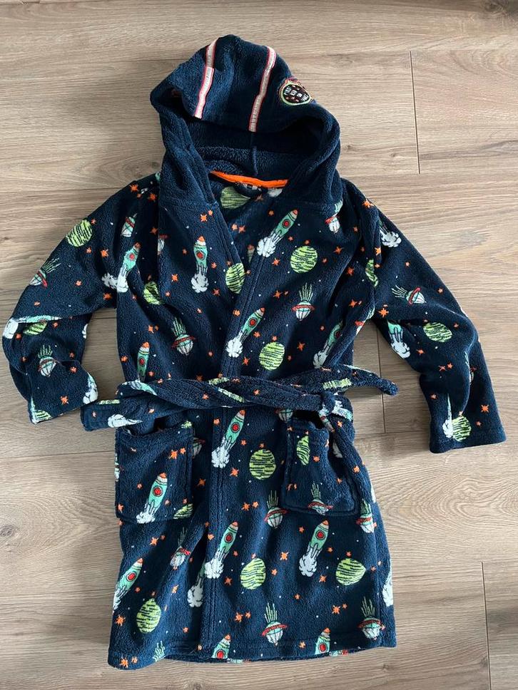 Badjas HEMA maat 122/128, Kinderen en Baby's, Kinderkleding | Maat 122, Zo goed als nieuw, Jongen of Meisje, Nacht- of Onderkleding