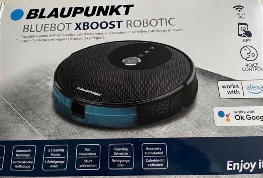 Blaupunkt xboost robot stofzuiger, Ophalen of Verzenden, Zo goed als nieuw, Robotstofzuiger