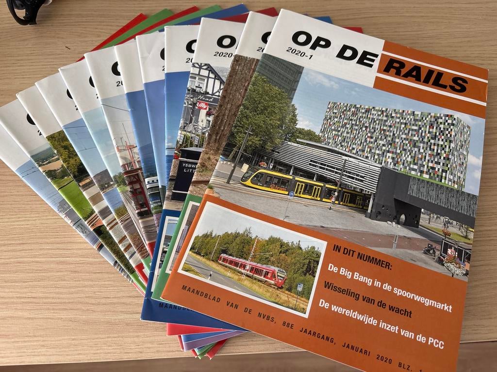 Op de Rails Jaargang 2020 - Complete Set Maandbladen, Ophalen of Verzenden, Gelezen, Overige typen