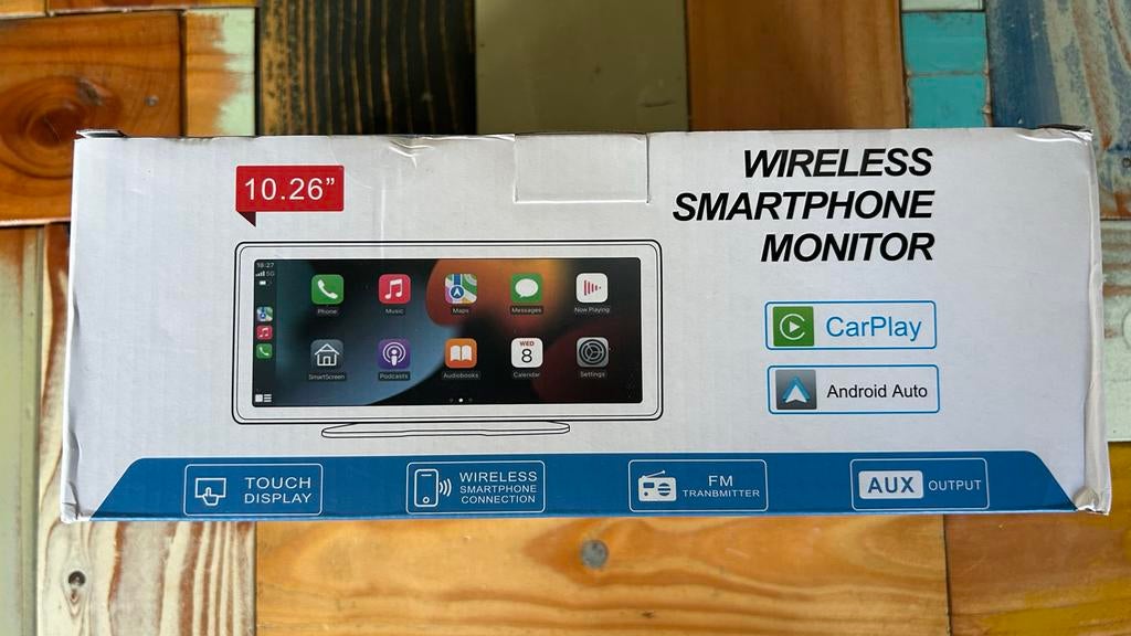 Draadloze smartphone monitor 10.26 inch, Auto diversen, Ophalen, Nieuw