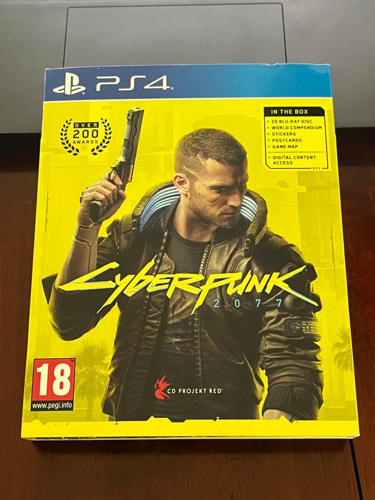 Cyberpunk 2077 Special Edition PS4 (gratis PS5 upgrade), Spelcomputers en Games, Vanaf 18 jaar, Verzenden, 1 speler, Zo goed als nieuw