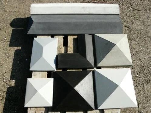 Betonhoedjes. muurpetten, kolomafdekkers en penantafdekkers, Nieuw, Ophalen of Verzenden, 50 cm of meer, Beton