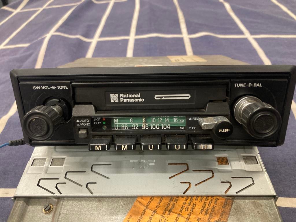 5 oldtimer radios blaupunkt panasonic, Auto diversen, Autoradio's, Ophalen of Verzenden, Gebruikt
