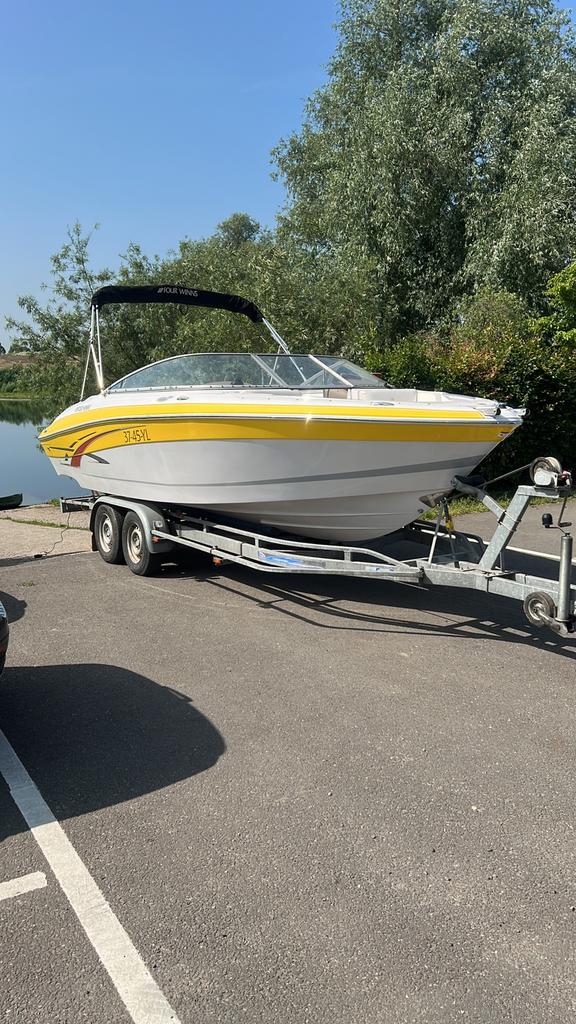 Te koop four winns h210, Ophalen, Binnenboordmotor, 6 meter of meer, Zo goed als nieuw