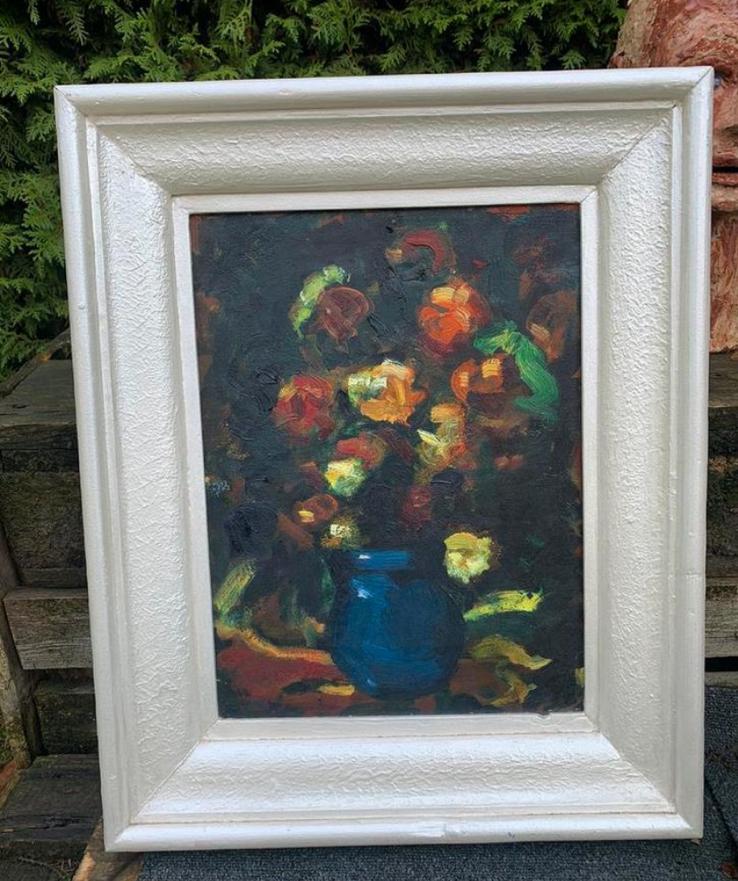 Oud olieverf stilleven, Ophalen of Verzenden