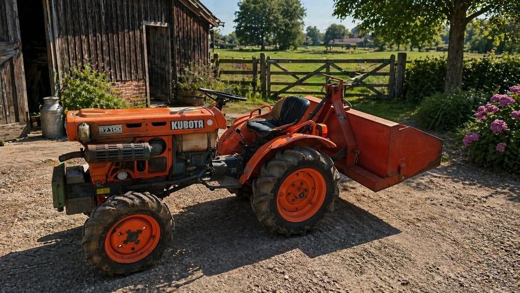 Kubota B7100 te huur | frees | kooirol, Ophalen, Gebruikt