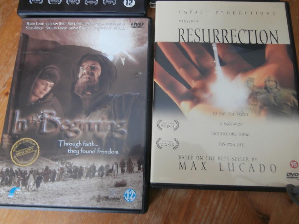 Dvd In the beginning Resurrection Max Lucado Bijbel verhaal, Cd's en Dvd's, Alle leeftijden, Ophalen of Verzenden, Zo goed als nieuw