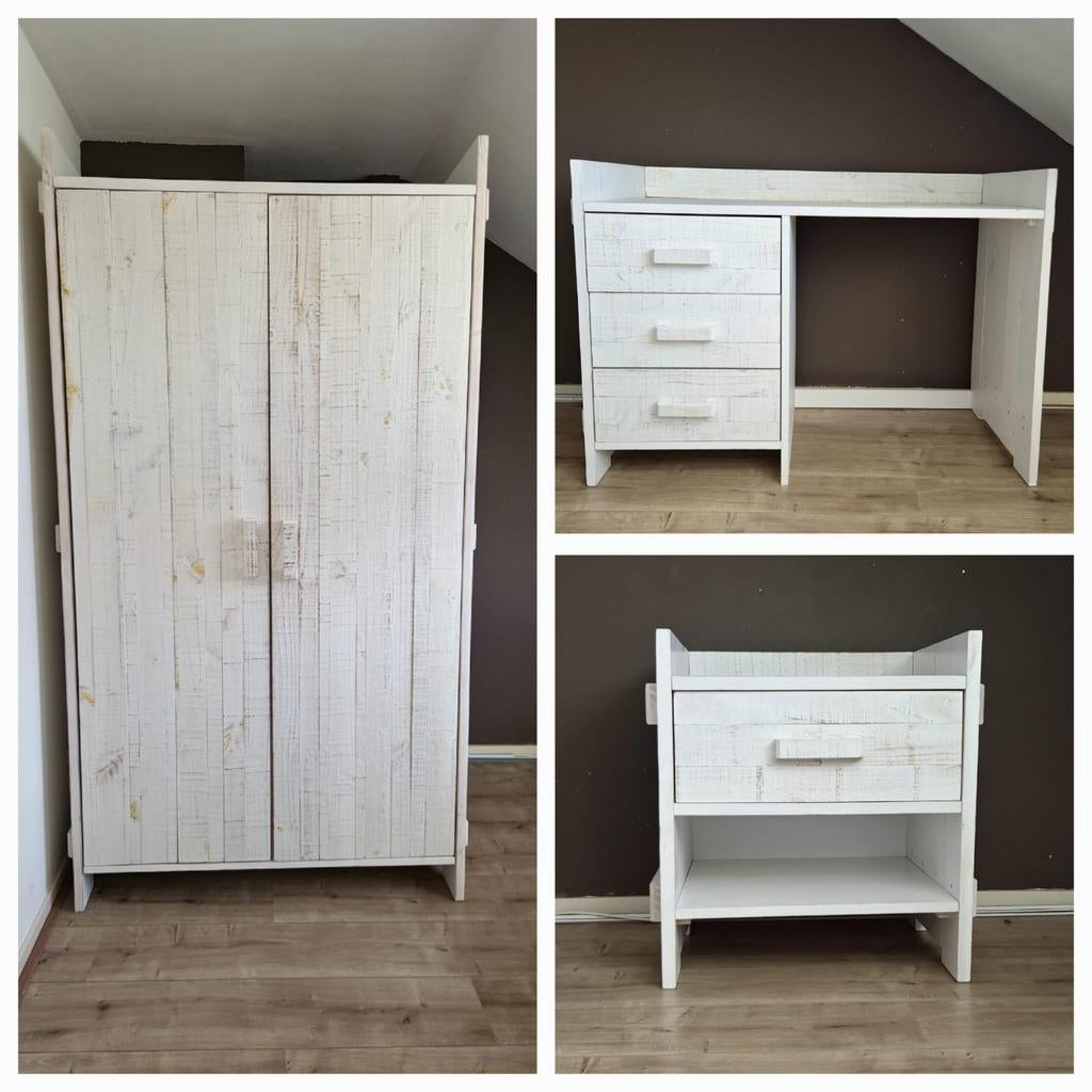 Inrichting kinderkamer: kast, bureau en ladekastje, Kinderen en Baby's, Ophalen, Jongetje of Meisje