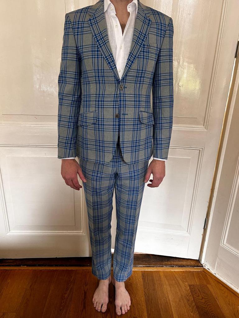 Toffe vintage pakken (moods of norway), Kleding | Heren, Kostuums en Colberts, Ophalen of Verzenden, Zo goed als nieuw, Maat 52/54 (L)