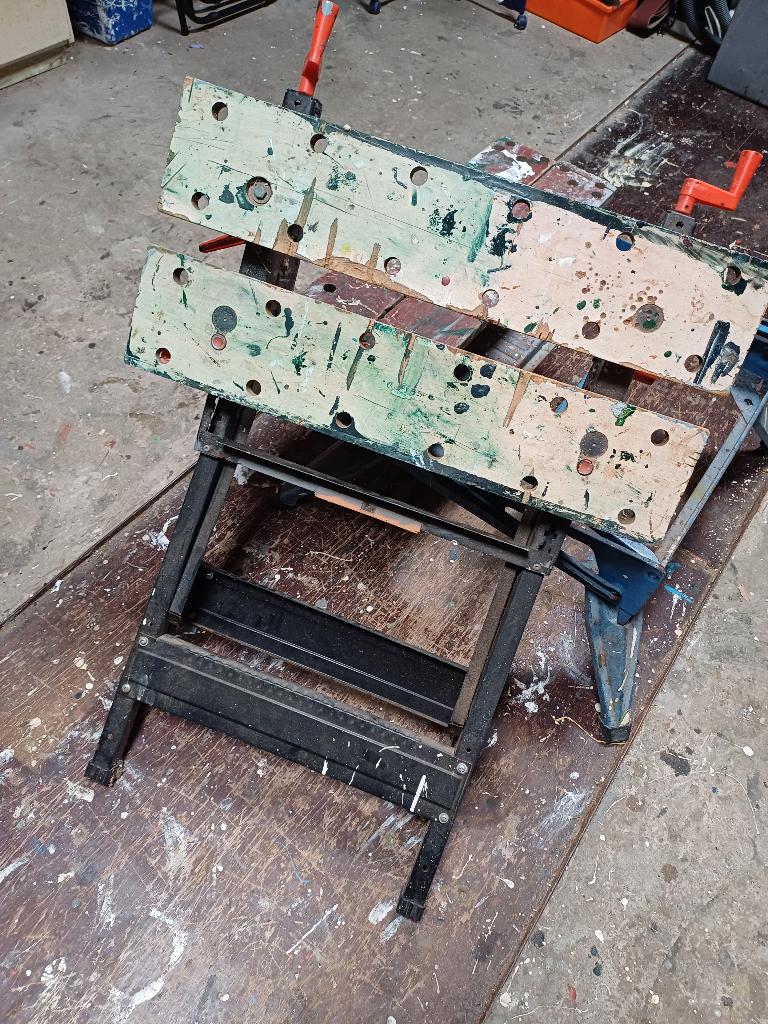 WERKBANK, Ophalen, Gebruikt, Minder dan 70 cm, Bankschroef