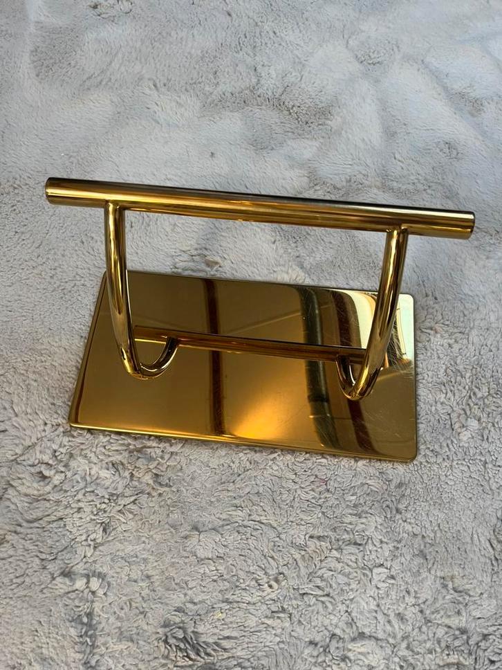 Voetsteun kappersstoel goud, Huis en Inrichting, Stoelen, Ophalen