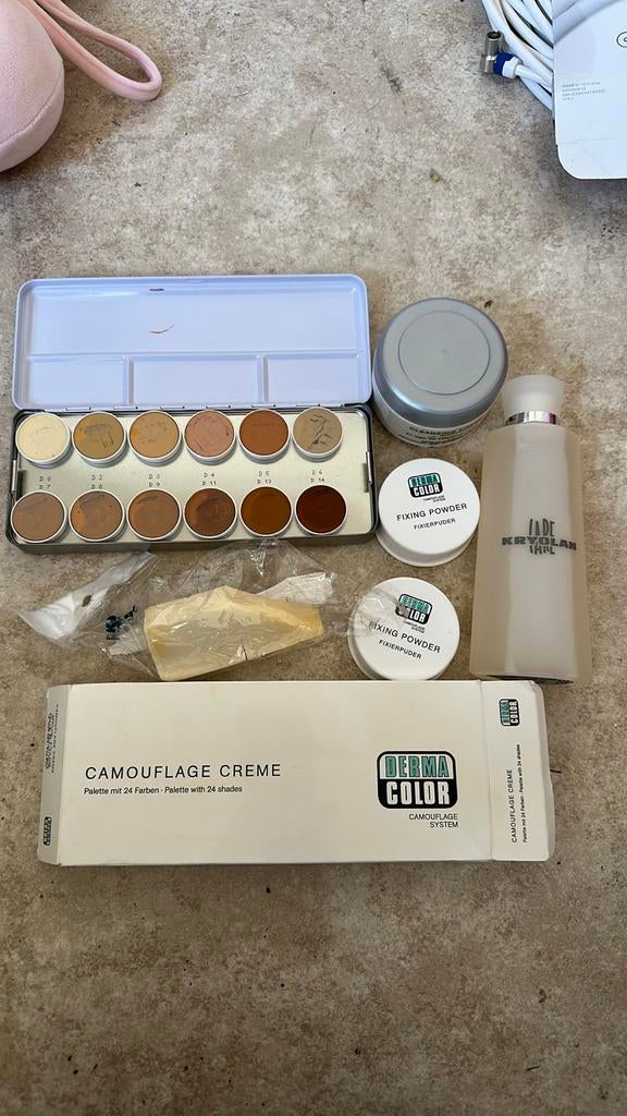 Huidtherapie Camouflage Set - Derma Color Kryolan, Sieraden, Tassen en Uiterlijk, Uiterlijk | Cosmetica en Make-up, Gebruikt, Overige kleuren