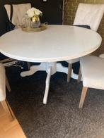 Landelijke eettafel  € 70., Huis en Inrichting, Tafels | Eettafels, Ophalen, Gebruikt, Rond, Vier personen