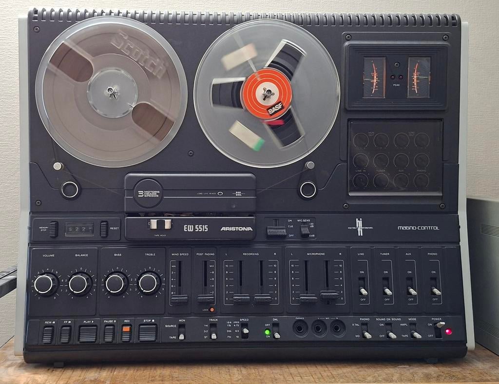 Ariston EW 5515 Bandrecorder - Vintage Audio, Ophalen of Verzenden, Bandrecorder, Met banden