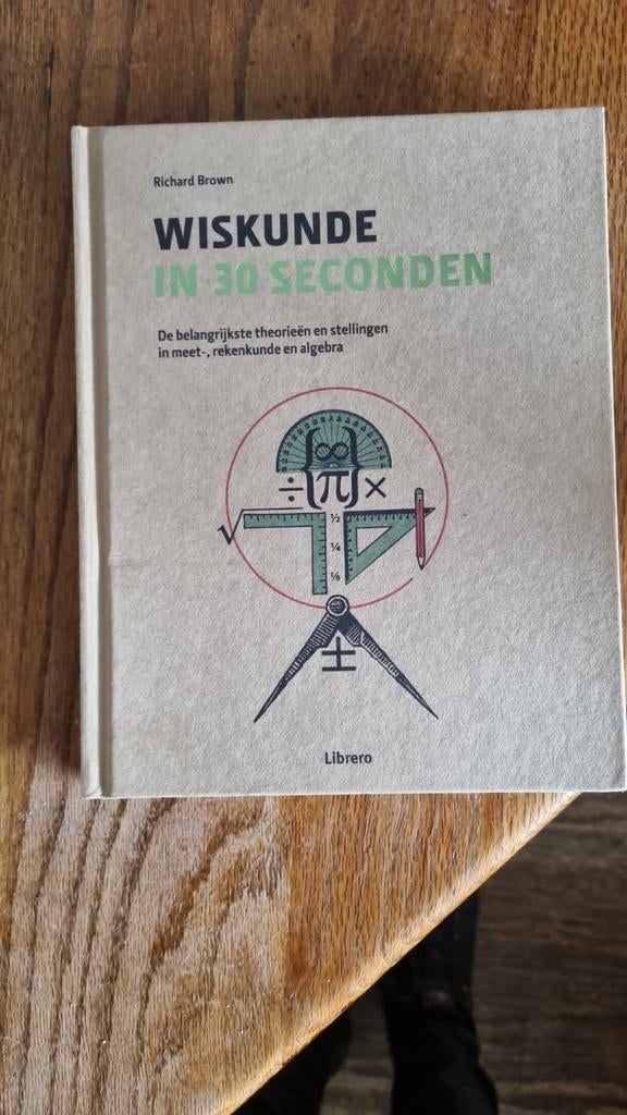 Boek WISKUNDE in 30 SECONDEN, Boeken, Ophalen of Verzenden, Zo goed als nieuw, Natuurwetenschap