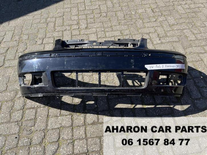VW Polo 3 6N2 Voorbumper Zwart 6N0807221H Origineel 963, Auto-onderdelen, Carrosserie en Plaatwerk, Bumper, Voor, Gebruikt
