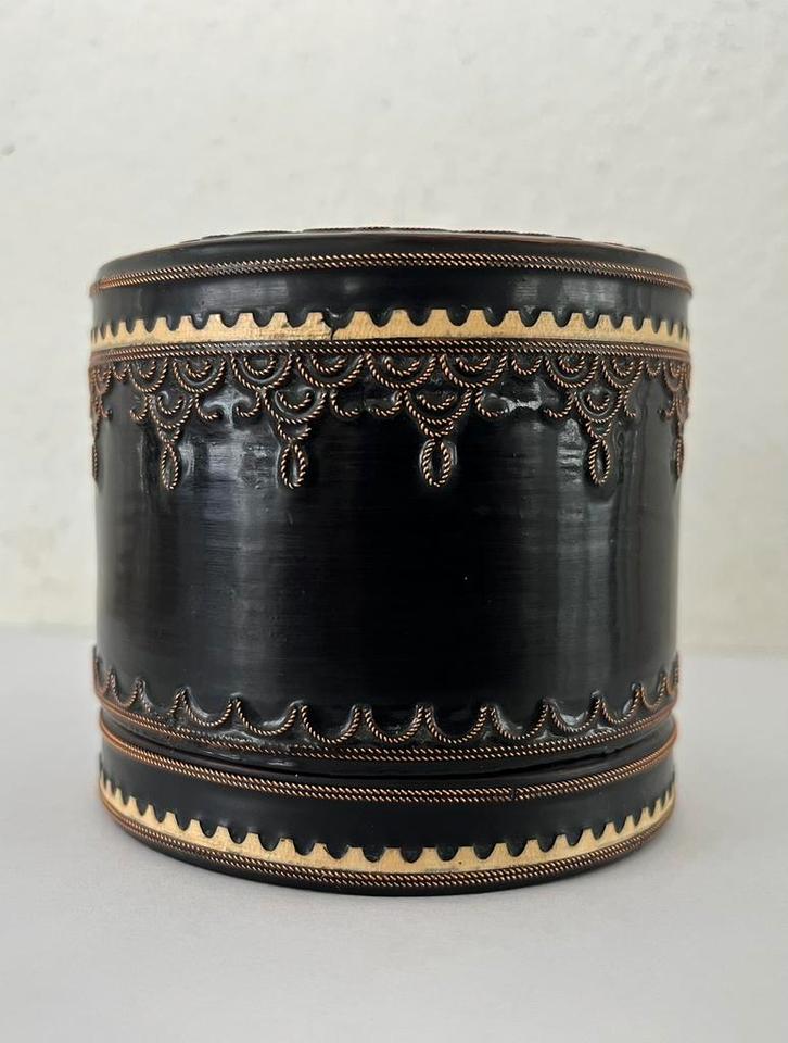 Pot Schaal Lak, Antiek en Kunst, Antiek | Glas en Kristal, Ophalen of Verzenden