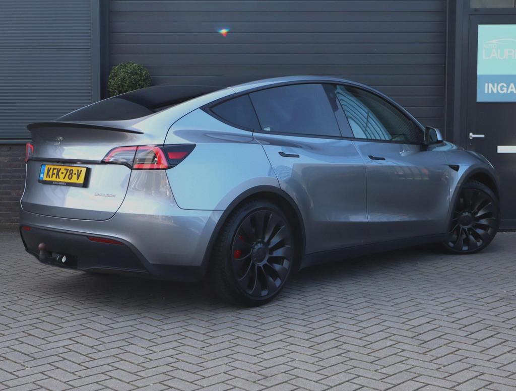 Tesla Model Y Performance AWD 75 kWh | 95.6% SOH | Trekhaak, Auto's, Tesla, Automaat, Gebruikt, 462 pk, 1972 kg