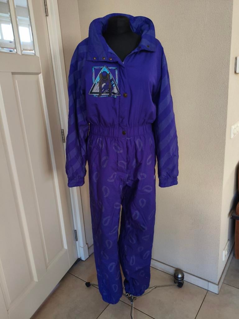 Vintage fout paars skipak,   maat XL, Kleding | Dames, Wintersportkleding, Ophalen of Verzenden, Zo goed als nieuw, Maat 46/48 (XL) of groter