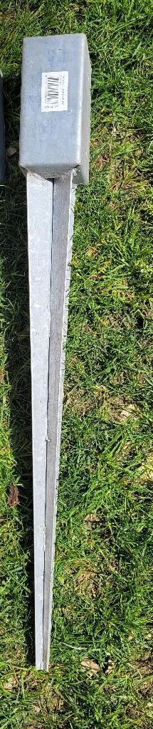 1x Paalhouder NIEUW met punt voor paal van 7 x 7 cm, Ophalen, Nieuw