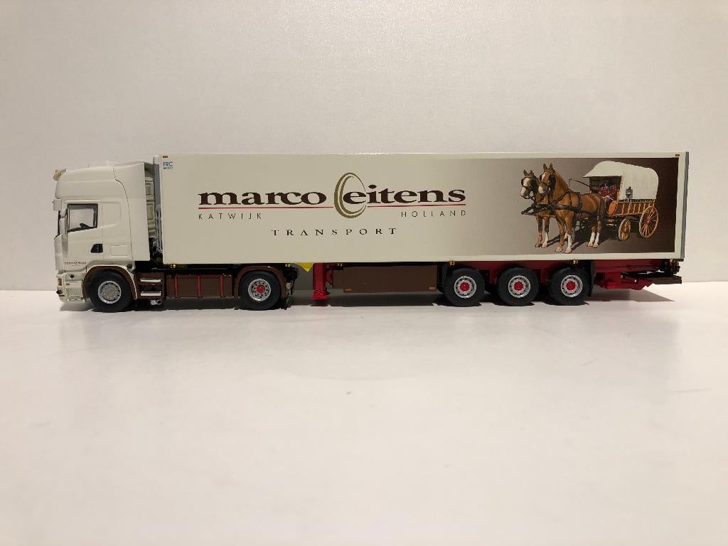 Scania Topline  Marco Eitens + Koeler WSI 1:50, Hobby en Vrije tijd, Modelauto's | 1:50, Ophalen of Verzenden, Nieuw, Bus of Vrachtwagen