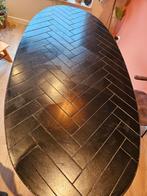Kick eettafel Hugo ovaal - 210cm - Zwart, Ophalen, Gebruikt, 200 cm of meer, 50 tot 100 cm