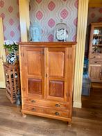 Teakhouten computerkast, Huis en Inrichting, Kasten | Computermeubels, Ophalen, Gebruikt, 70 tot 120 cm, 40 tot 80 cm