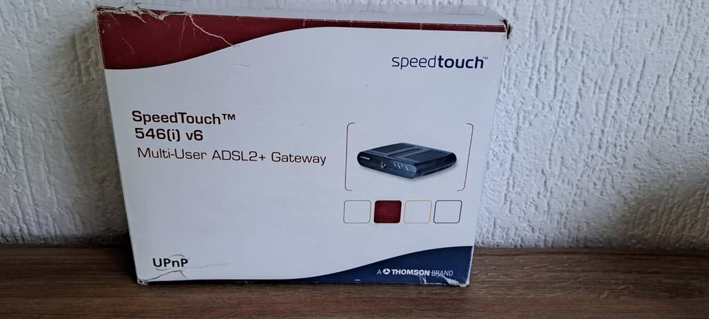 SpeedTouch 546 modem en router, Ophalen of Verzenden, Zo goed als nieuw, Overige typen