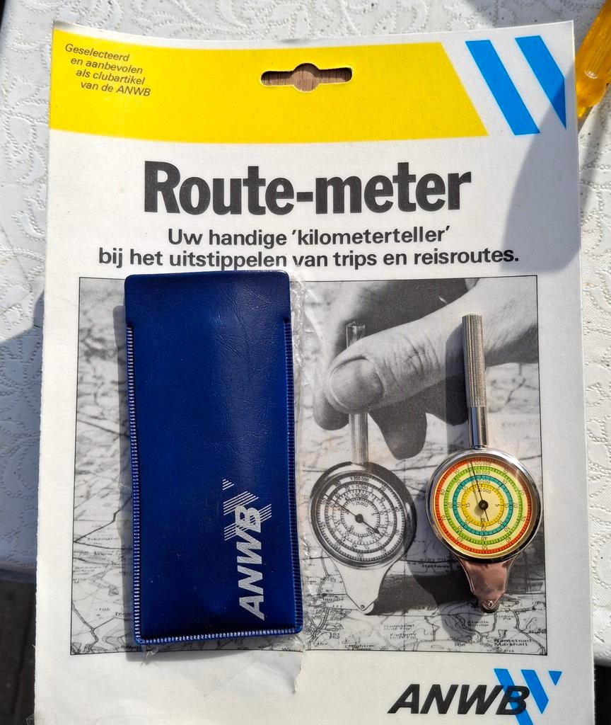 Route meter + instructies  papieren jaren 60/70, Ophalen of Verzenden