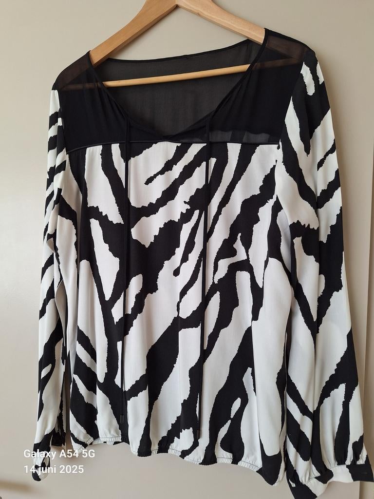 Blouse, Kleding | Dames, Blouses en Tunieken, Maat 38/40 (M), Expresso, Wit, Ophalen of Verzenden