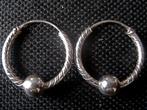 Zilveren 925 zilver creolen / oorringen / bali hoops 20 mm, Verzenden, Nieuw, Zilver, Zilver