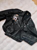 Rare Vintage Genuine Leather Biker Jacket - Betty Boop, Kleding | Dames, Jassen | Winter, Ophalen of Verzenden, Zo goed als nieuw