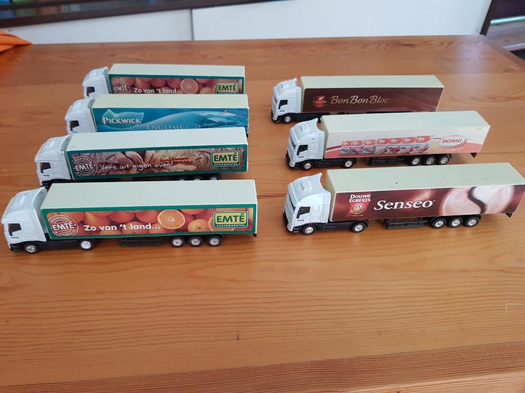 7 Vrachtautootjes van Emteé, Ophalen of Verzenden