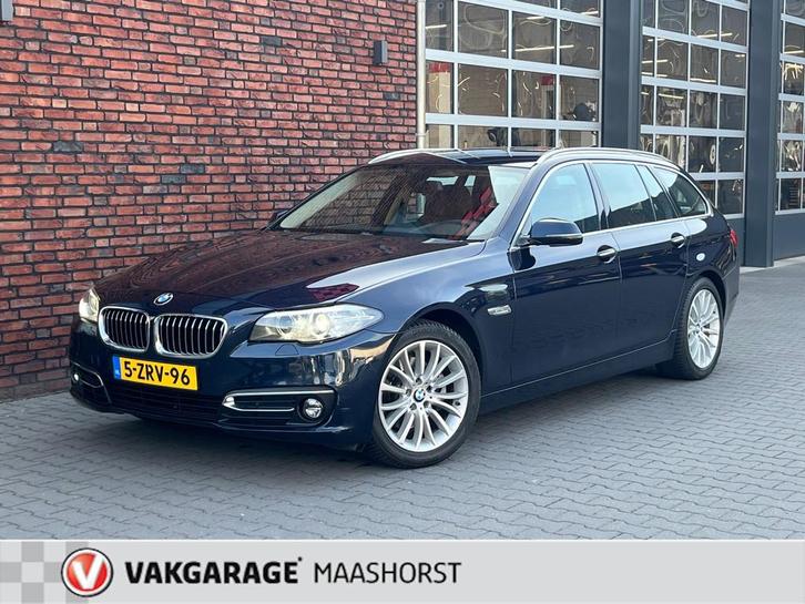 BMW 5-serie Touring 520i Executive ParkeerSensoren/LED/Clima, Auto's, BMW, Te koop, 5-Serie, ABS, Airbags, Airconditioning, Alarm