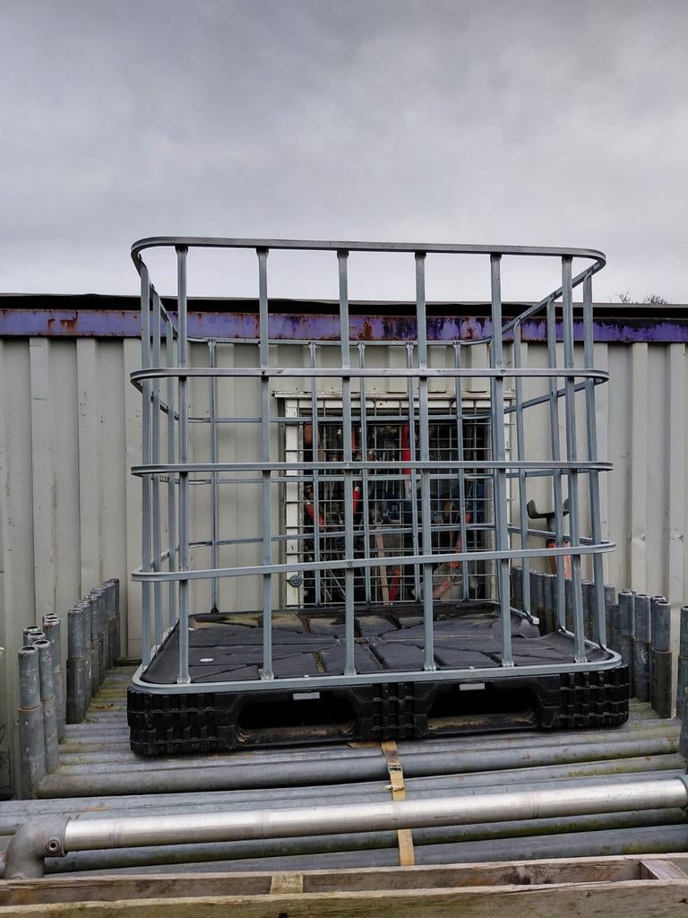 Metalen kratten pallet - IBC kooi, Ophalen, Gebruikt, 100 cm of meer, 60 cm of meer