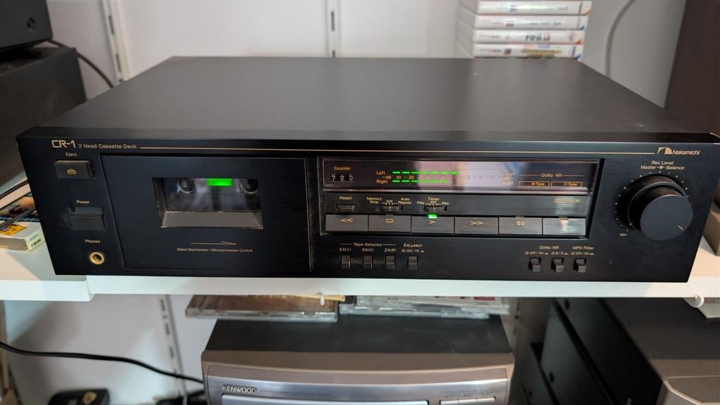 Nakamichi CR-1 Cassettedeck - Hoogwaardige Analoge Audio, Audio, Tv en Foto, Cassettedecks, Ophalen of Verzenden, Enkel, Overige merken