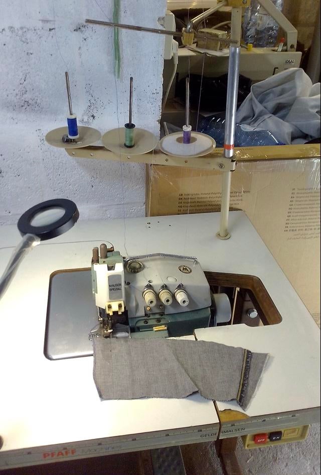 Industriële Overlockmachine Mauser Spezial, Overige merken, Gebruikt, Ophalen of Verzenden, Lockmachine