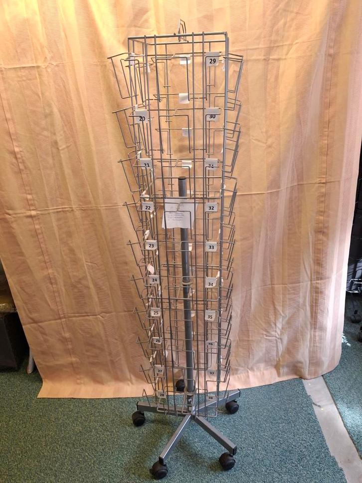 Wenskaarten molen, Carrousel, Ansichtkaart Display 68 vaks Q, Diversen, Wenskaarten, Gebruikt, Ophalen