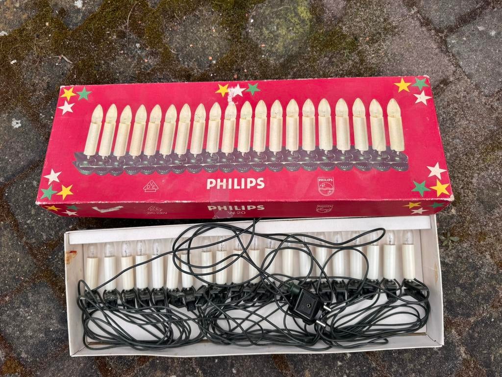 Philips oude kerstlampjes, Diversen, Kerst, Ophalen of Verzenden, Zo goed als nieuw