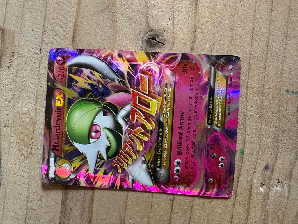 M Gardevoir EX Pokémon kaart✅, Ophalen, Gebruikt, Losse kaart, Foil