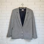 Vintage Blazer Maat 40 Donker Blauw Wit Gevoerd Bleyle, Maat 38/40 (M), Blauw, Bleyle, Ophalen of Verzenden