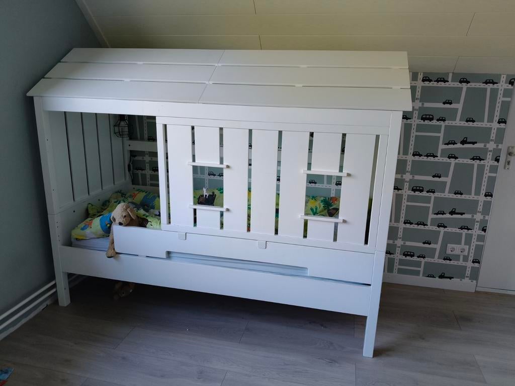 Huisje voor op Bobita Combiflex bed / halfhoogslaper, Ophalen, 180 cm of meer, 85 tot 100 cm