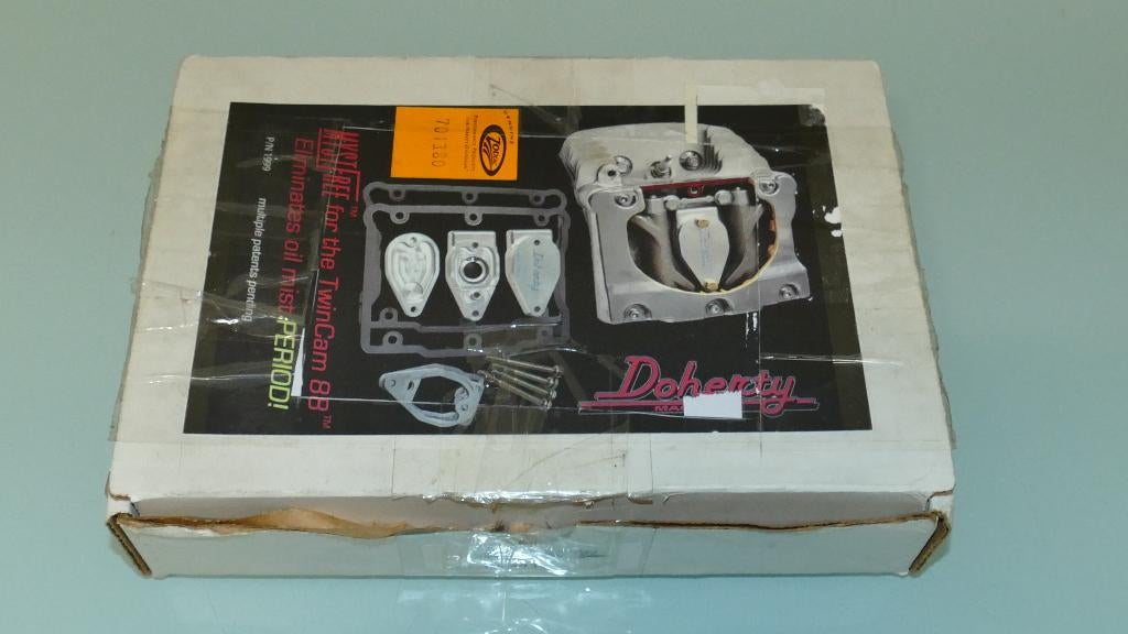 Doherty Machine MYSTFREE breather kit - Harley TC88, Ophalen of Verzenden