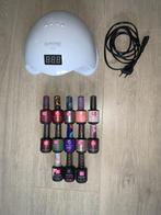 Pink Gellac 13 potjes + LED lamp, Gebruikt, Overige kleuren, Ophalen of Verzenden, Handen en Nagels