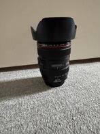 Canon EF 24-105mm L IS USM lens + zonnekap, Ophalen of Verzenden, Zo goed als nieuw, Standaardlens