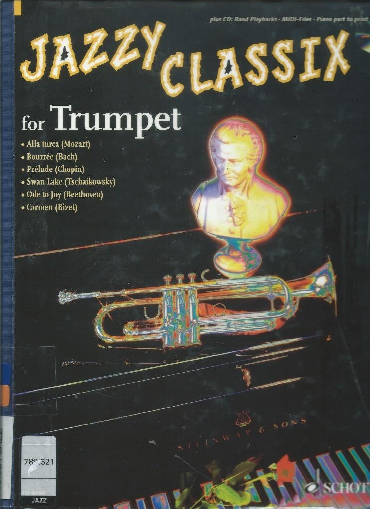 Jazzy Classix for trumpet, Muziek en Instrumenten, Ophalen of Verzenden, Zo goed als nieuw, Thema, Trompet