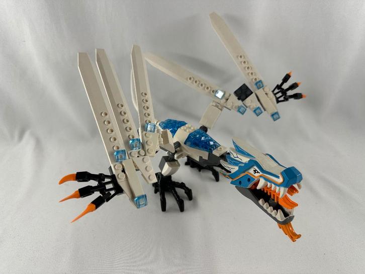 LEGO Ninjago Ijsdraak / Ice Dragon Attack 2260 (incompleet), Kinderen en Baby's, Speelgoed | Duplo en Lego, Gebruikt, Lego, Losse stenen