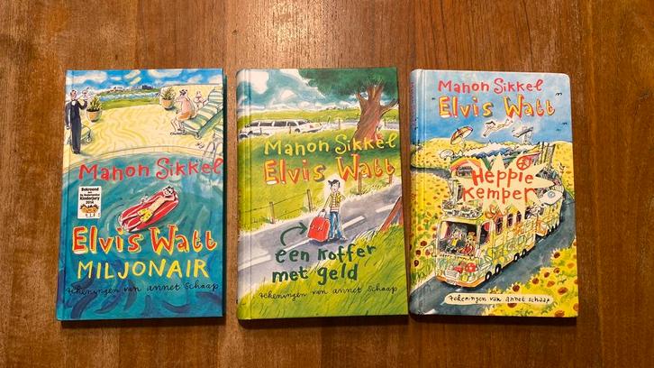 3x Elvis Watt - Miljonair/Een koffer met geld /Heppie Kemper, Boeken, Kinderboeken | Jeugd | onder 10 jaar, Zo goed als nieuw